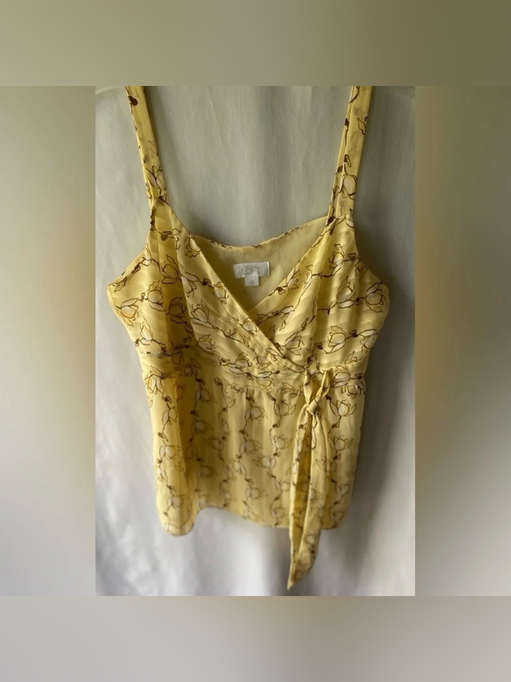 Ann Taylor LOFT Floral Print Sleeveless Blouse Size 14 Lovely Top - Picture 4 of 5